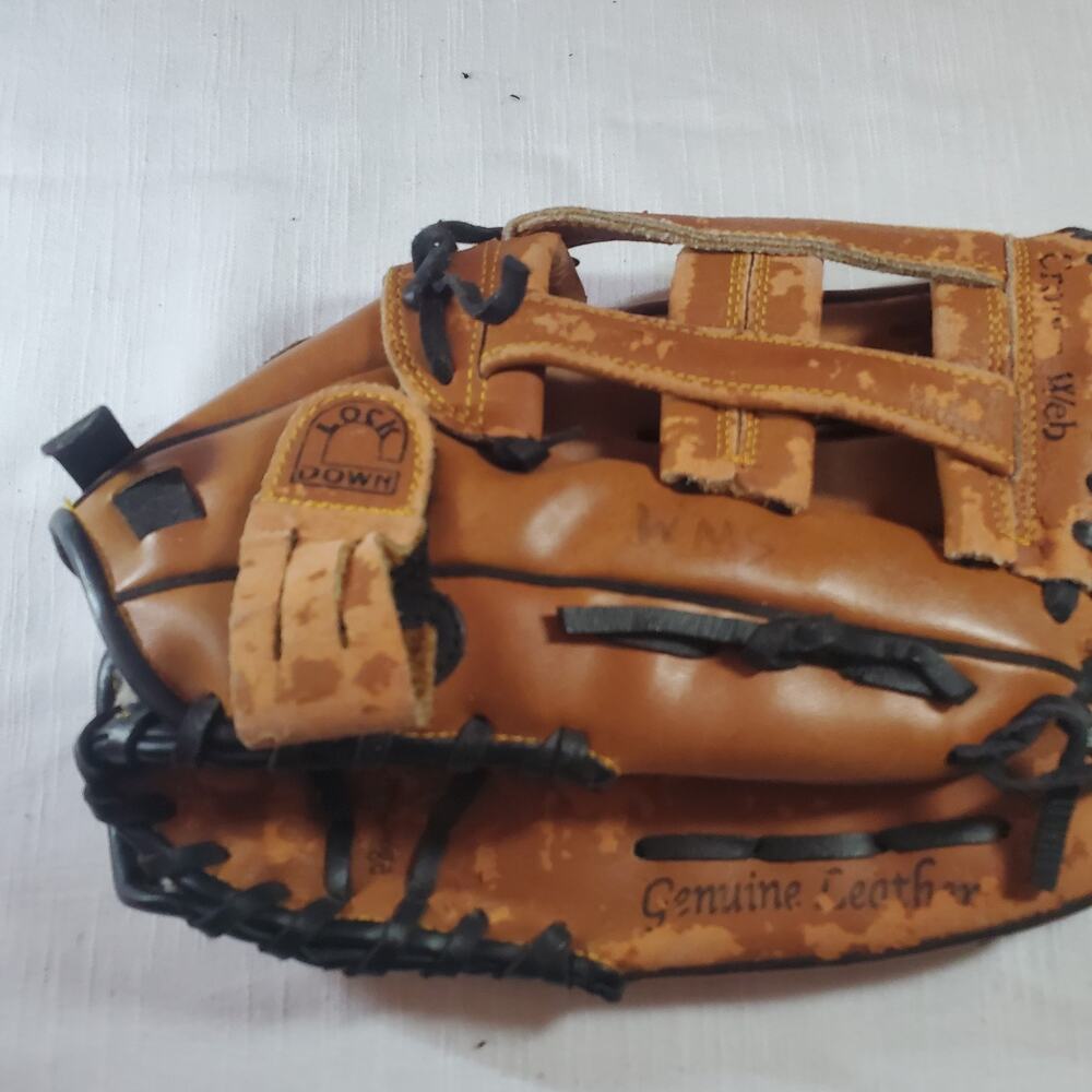 Gopher 12" Baseball Glove Leather Mitt Right Hand Throw Youth Adult Brown
